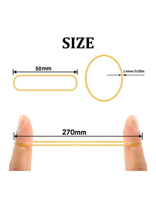 100 Adet 50 Mm Kauçuk Paket Lastiği Ofis Dosya Klasörü Banka Kağıt Paralar Için Esnek Lastikler