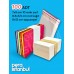100 Adet Mini Zarf 70mmx90mm 10 Renk Zarf Hediye Doğum Günü Dilekleri Zarfı Not Kartlı Poşetli
