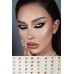 100 Adet Işıltılı Renkli Mücevher Sticker Kendinden Yapışkanlı Mücevher Tırnak Yüz Ve Vücut Çıkartma