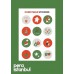12 Adet 35mm Yılbaşı Hediye Kartı Etiketleri Yeni Yıl Hediye Paketi Sticker Seti