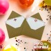 2 Adet Kratf 13x18 Zarf ve 1 Adet I Love You Desenli 1 Adet Özel Amblem Desenli Hediye Not Kartı Set
