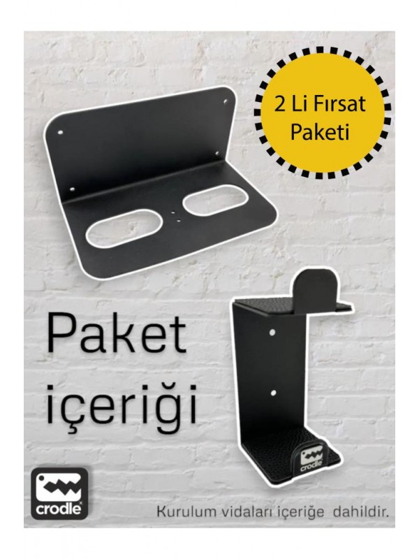 2'li Fırsat PS5 ve PS5 Slim Duvar Standı Joystick Konsol Tutacağı Yerden Tasarruf Gaming Aksesuar