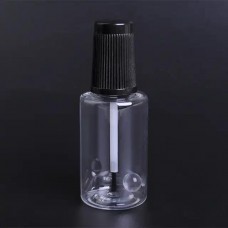 10 Adet 20 ml Boş Rötuş Fırçalı Şişe Solvente Dayanıklı PET Plastik Şişe Araba Boyası