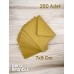 250 Adet Kraft Renkli Küçük Zarf 7x9