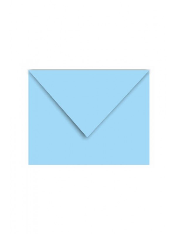100 Adet 13*18 Açık Mavi Renkli Zarf Davetiye Lüks Tebrik Kartı Mektup Mühür Cüzdan Büyük Kapasiteli