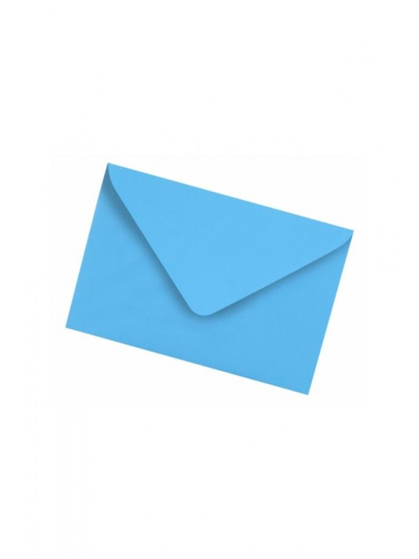 24 Adet 13*18 Açık Mavi Renkli Zarf Davetiye Lüks Tebrik Kartı Mektup Mühür Cüzdan Büyük Kapasiteli
