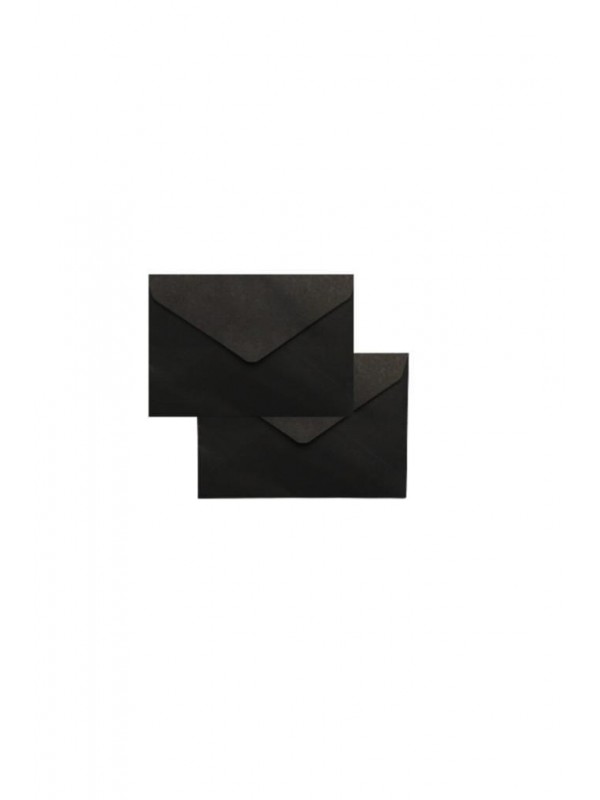 25 Adet 13x18 Siyah Davetiye Lüks Tebrik Kartı Mektup Mühür Cüzdan Büyük Kapasiteli Zarf