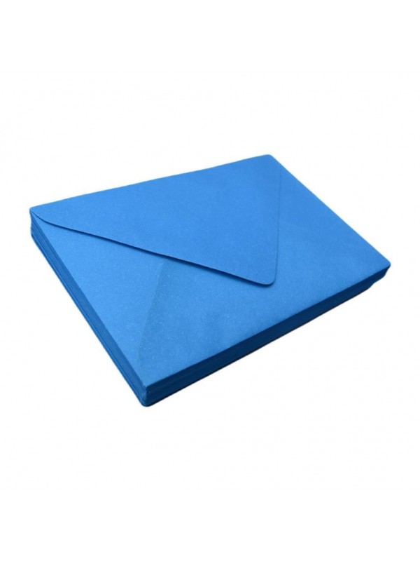 25 Adet Mavi Renkli Küçük Zarf 7x9