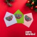 3 Adet Renkli 13x18 Zarf ve 3 Adet Love Desenli Sevgililer Günü Hediyelik Not Kartı Seti