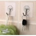 10 Adet Süper Güçlü Şeffaf Mutfak Banyo Kancası Çerçeve Askısı Kendinden Yapışkanlı Şeffaf Yapışkan