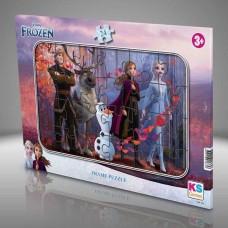 Disney Lisanslı Frozen Elsa 24 Parça Frame Puzzle