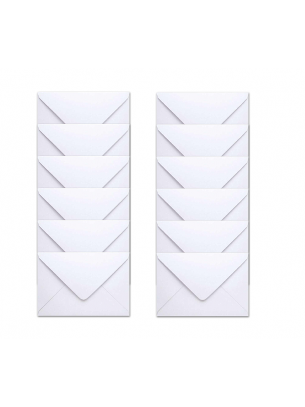 12 Adet Davetiye Zarfı 14 x 20 Cm 110 gr. 1. Hamur