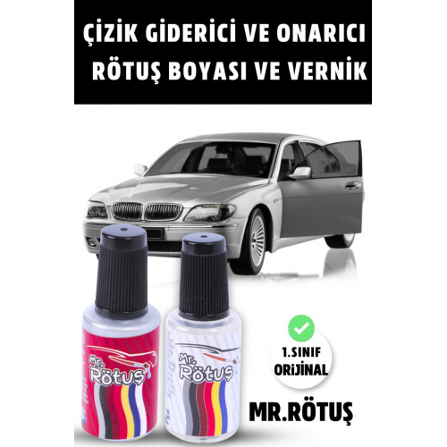 Metalik Füme Vernikli Suya Dayanıklı Çizik Taş Izi Giderici Onarıcı Oto Rötuş Boyası