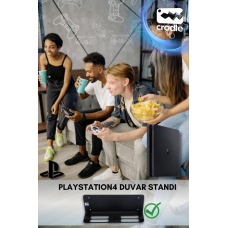 Playstation 4 Duvar Standı Yerden Tasarruf Rahat Hava Akışı Gaming Aksesuar Konsol Tutacağı